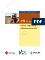 IPTT Guidelines: Guidelines and Tools For The Preparation and Use of Indicator Performance Tracking Tables