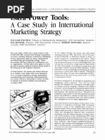 Skra Power Tools:: A Case Study in International Marketing Strategy