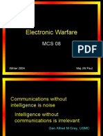 Electronic Warfare: Maj JW Paul Winter 2004