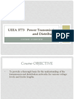 UEEA 3773 Power Transmission and Distribution Course Overview