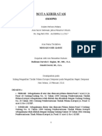 Contoh Surat Eksepsi PDF