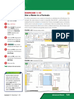 Exercise 10 - Use A Name in A Formula PDF