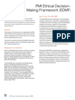 PMI Ethical Decision-Making Framework (EDMF)