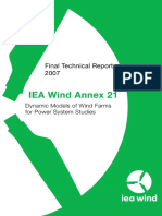 Dynamic Models of Wind Farms For Power System Studies PDF
