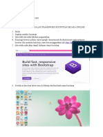 Algoritma Instalasi Framework Bootstrap Secara Offline