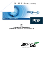 ETSI TS 138 215: 5G NR Physical Layer Measurements (3GPP TS 38.215 Version 15.2.0 Release 15)