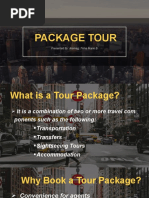 Package Tour: Presented By: Alamag, Tisha Marie B