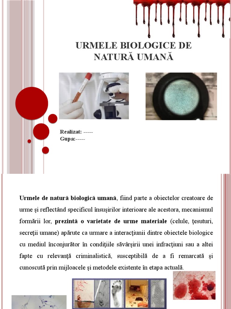 Urmele Biologice de Natură Umană | PDF