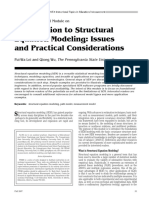 Introduction to Structural Equation Modeling: Key Concepts & Applications