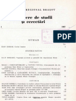001 Revista Cumidava Muzeul Istorie Brasov I 1967 Cuprins PDF
