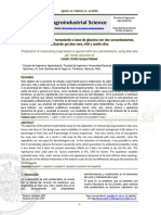 Elaboración de jabón humectante a base de glicerina con dos concentraciones, utilizando gel aloe vera, miel y aceite oliva