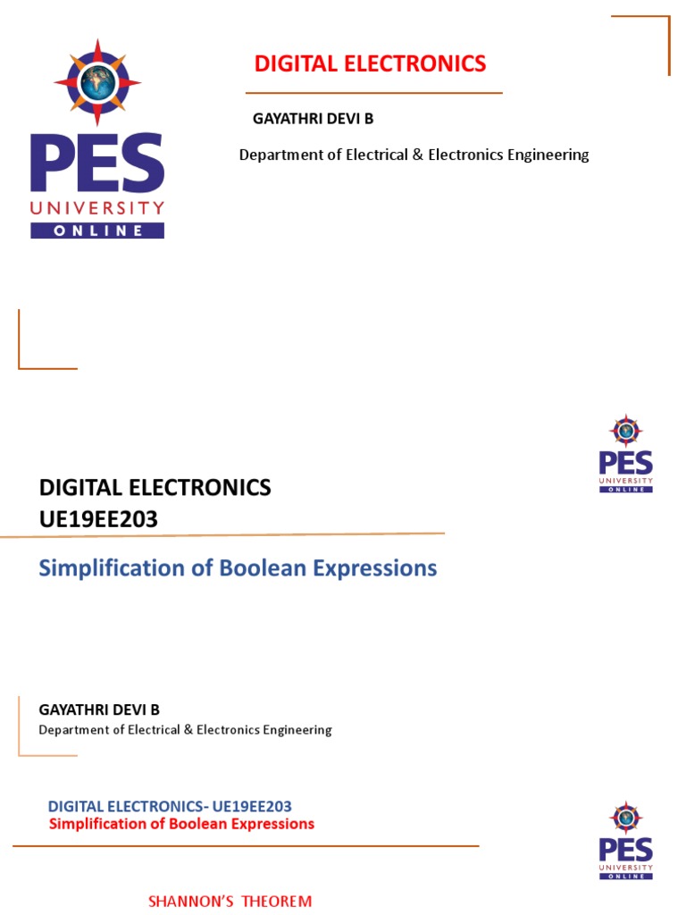 Unit 1 simplification of boolean expression pdf numbers arithmetic