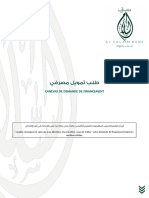 Canevas de Demande de Financement PDF
