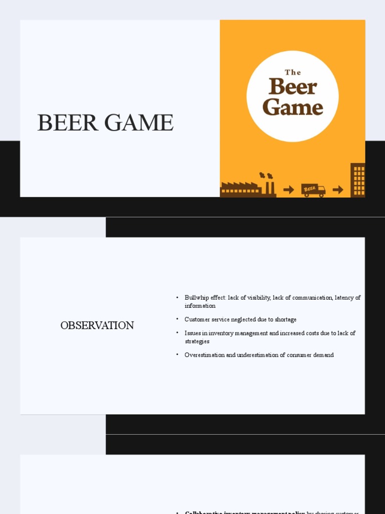 Beer Game Analysis PDF