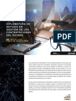 Brochure Diplomatura de Estudio en Gestión de Las Contrataciones Del Estado PDF