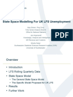 State Space Modelling For UK LFS Unemployment