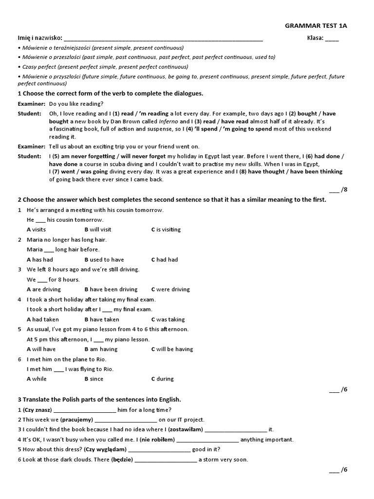 Choose The Correct Phrases To Complete The Dialogues Hi Where 1 Choose The Correct Form of The Verb To Complete The Dialogues | PDF
