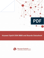 Huawei OSN 9800 Datasheet Overview