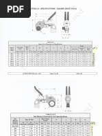 Section 2.0 - Specifications Square Drive Tools: W ENG-5525-056 AD) Page 6 of 40 Eng Us