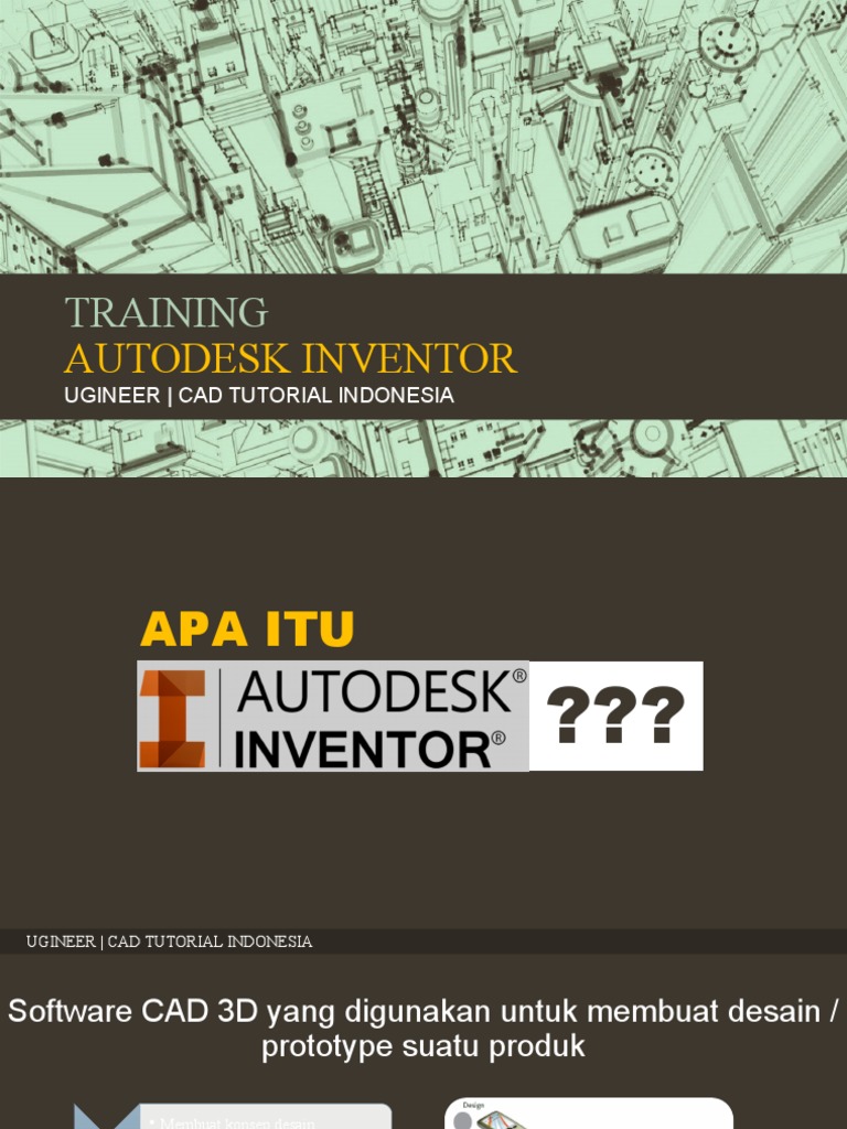 Introduction Autodesk Inventor | PDF | Komputer
