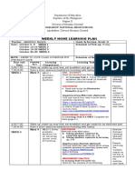 Weekly Home Learning Plan: Aposkahoy National High School