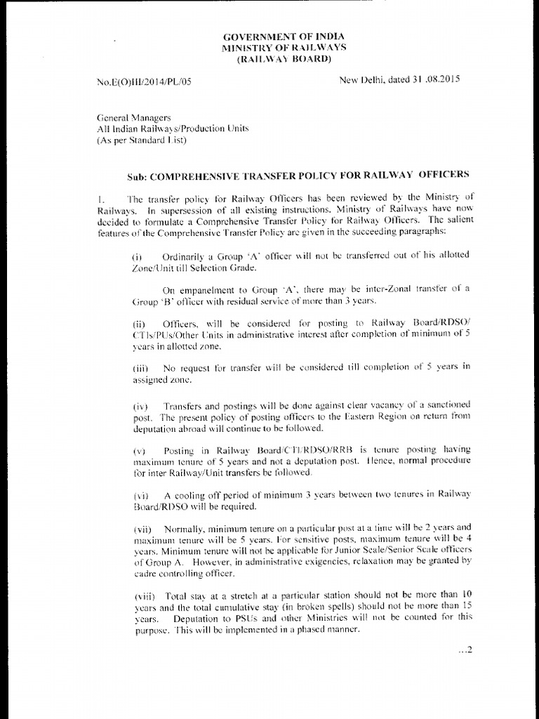 CTP 31082015 Main Policy | PDF