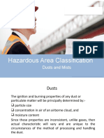 Hazardous Area Classification: Dusts and Mists