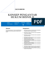 MODUL 9 (Konsep Pengantar HK Bisnis II) - OBE