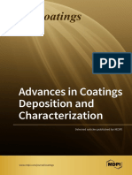 Advances in Coatings Deposition and Characterization PDF