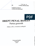 Drept Penal Partea Generala (1-29 Pag) 2019 Mitrache PDF