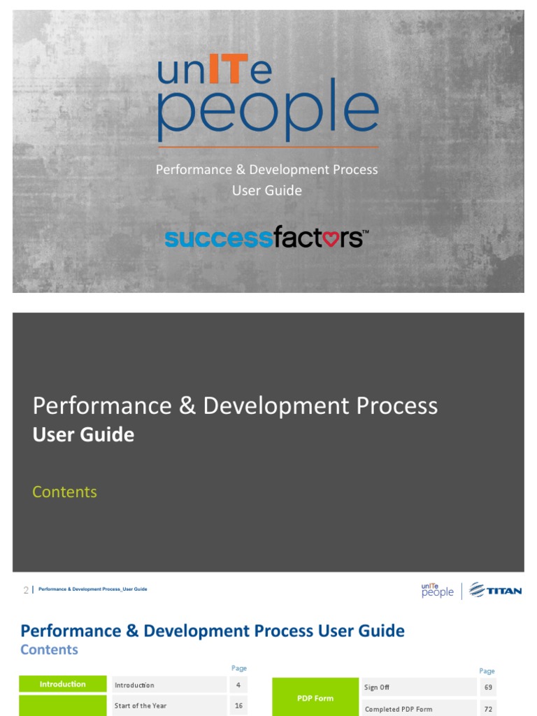 PDP - EmployeeManager User Guide - FINAL | PDF | Performance Appraisal ...