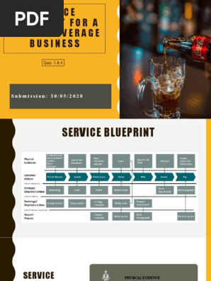 service blueprint for a food & beverage business