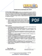 Acta de Designacion Del Responsable Del SG-SST PDF