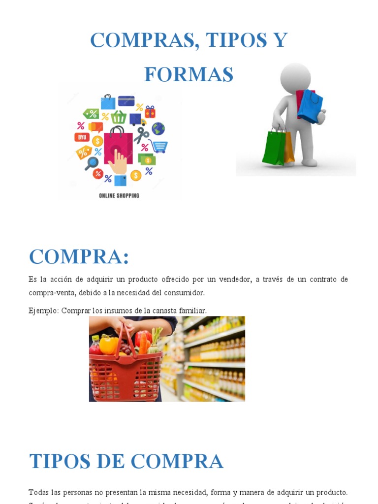 Compras, Tipos y Formas | PDF | Marca | Producto (Negocio)