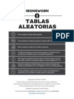 Ironsworn - Tablas Aleatorias PDF