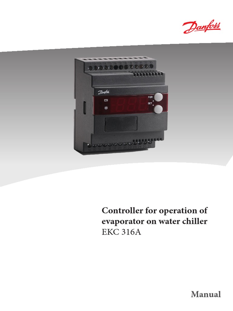 Danfoss Controller For Operation of Evaporator On Water Chiller Ekc ...