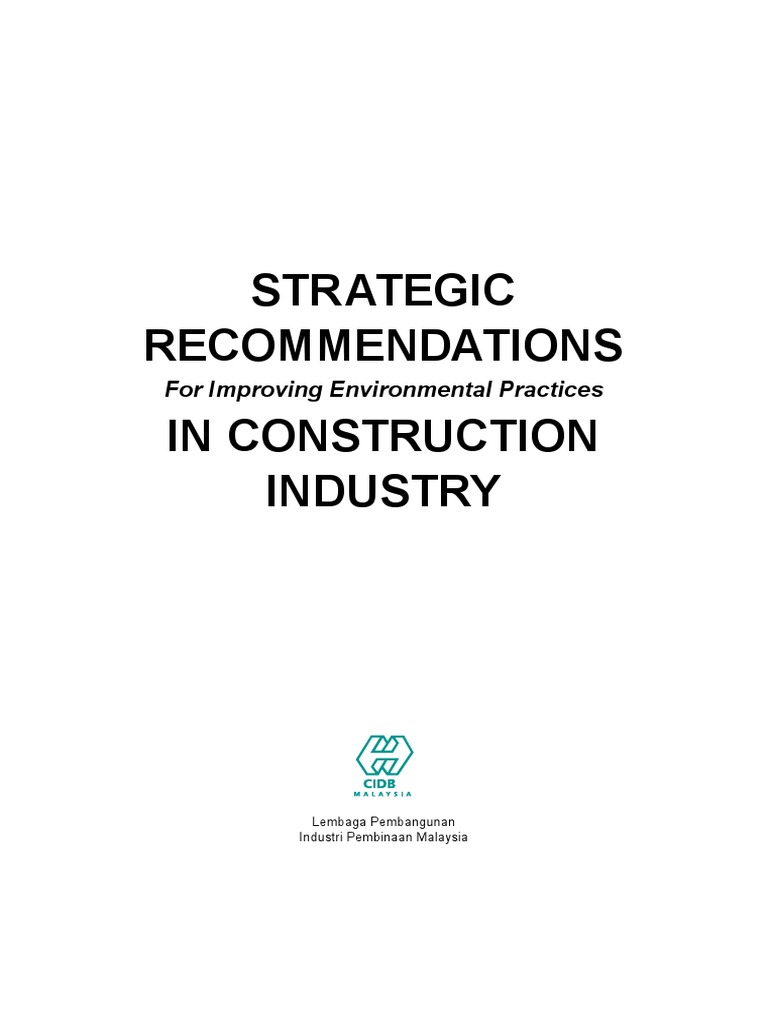 Strategic For Improving Practices in Construction