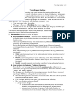 Term Paper Outline PDF