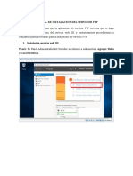 Manual de Instalacion Del Servidor FTP