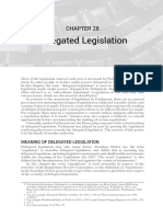 Delegated Legislation