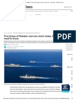 First Phase of Malabar Exercise Starts Today - All You Need To Know - India News - Hindustan Times