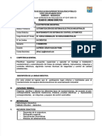 Com PDF Silabo Mantenimiento de Sistemas Automaticos2017 II VI Semestre DL