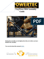 Powertec Leg Press 2016 Assembly Guide