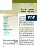 Genetic Control of Cell Function