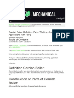 Cornish Boiler: Definition, Parts, Working, Advantages, Applications with PDF