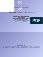 Chapitre 4 - Le Compte Presentation, Nature Et Fonctionnement