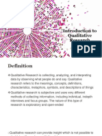 Lecture - 1 - Introduction To Qualitative Research PDF