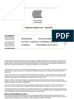 LOS TRANSISTORES MOSFET CRISTIAN GUTIERREZ MENDEZ