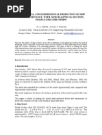 Theoretical and Experimental Prediction of Ship Model Resistance With Semi Elliptical Section, Nozzle-Like Side Strips