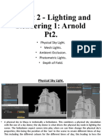 Toolkit 2 - Lighting and Rendering 1: Arnold Pt2